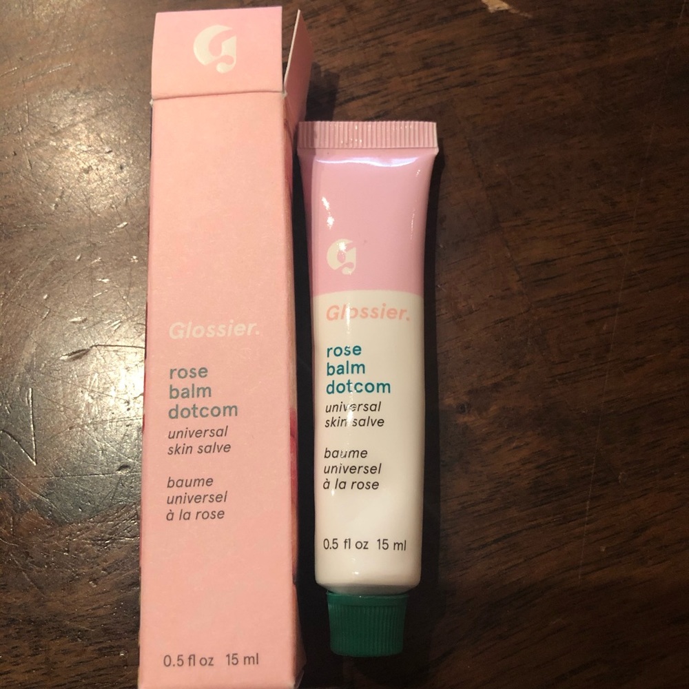 Glossier rose balm dotcom_gently used